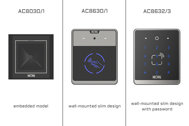 13.56Mhz 125KHZ USB RS232 RS485 Card Reader RFID Wall Mount Access Controller