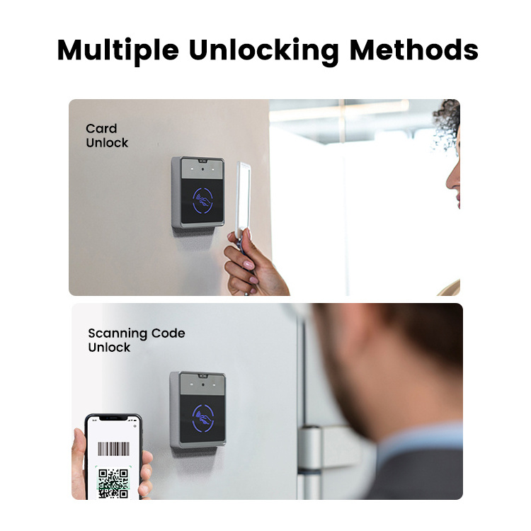 Wiegand 1D 2D IC /NFC Reader 13.56MHz IC Smart Card RFID Reader Wiegand26/34 QR Code Access Control