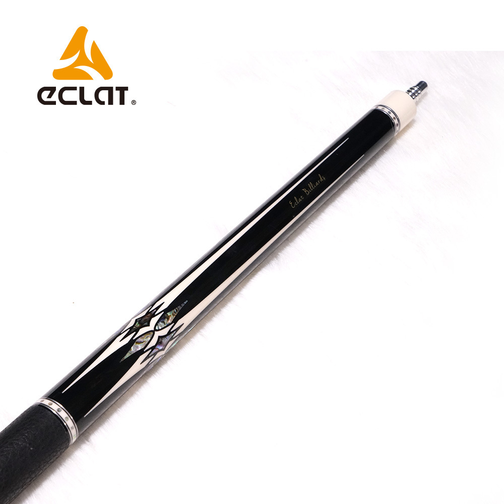 Eclat high end pool cue LPZ-S1 with Predator cue level ebony wood seashall inlay  maple cue radial pin joint