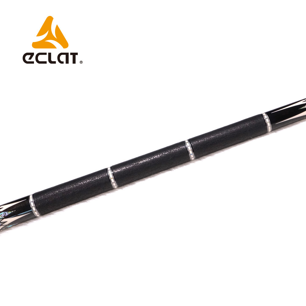 Eclat high end pool cue LPZ-S1 with Predator cue level ebony wood seashall inlay  maple cue radial pin joint