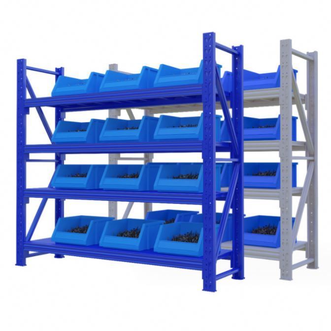 wholesale warehouse shelves system metal light duty storage rack boltless 4 tier garage shelving