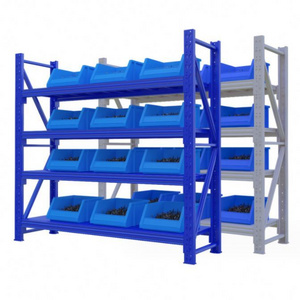 wholesale warehouse shelves system metal light duty storage rack boltless 4 tier garage shelving