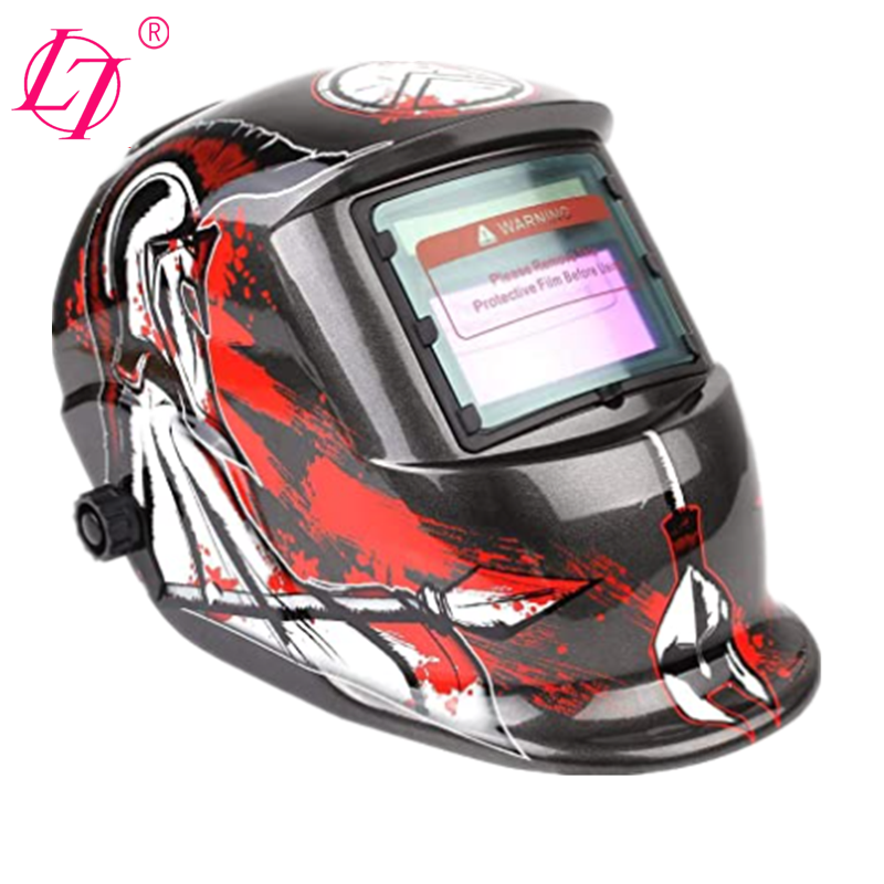 Solar Powered Welding Helmet Automatic Darkening and Eye-protecting helmet Shield Knight Design