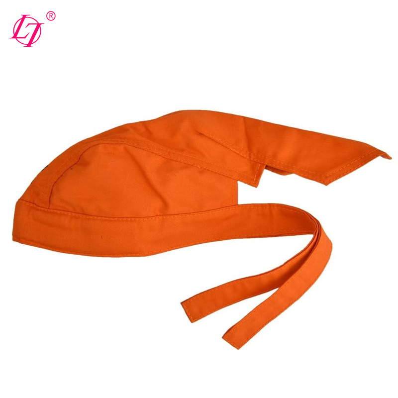 Washable flame retardant fire resistant head protective welding hat Bandana type weld cap welder Doo Rag