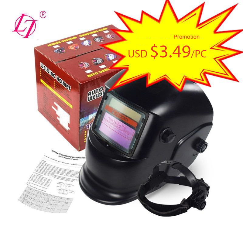 High quality cheap plastic welding mask auto darken welding helmet