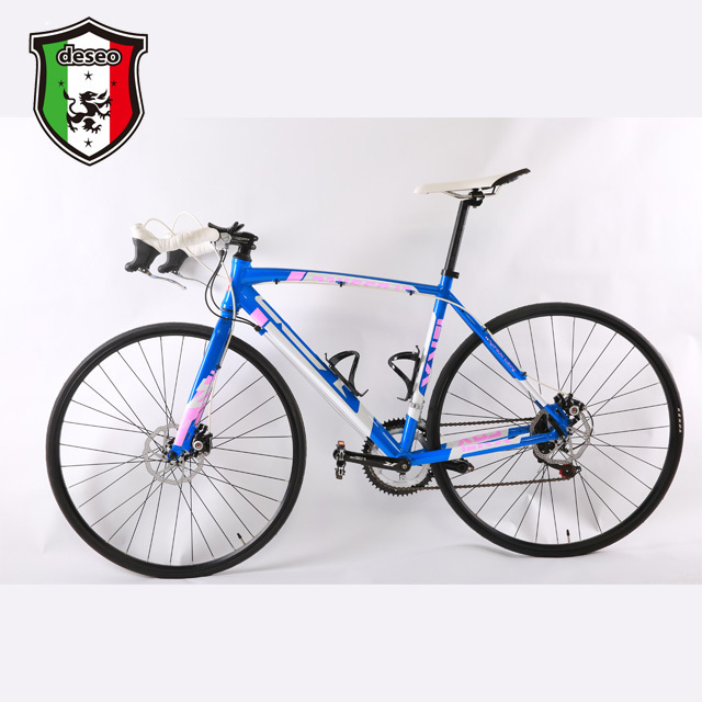 China Tianjin Road Bike Factory 700C Single Speed Road Bike Color Matching Adult Road Bike