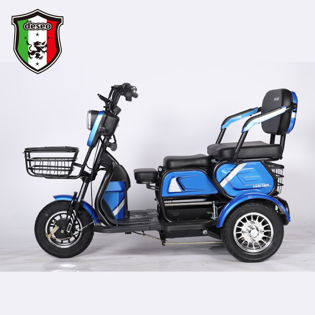 2022 Popular adult electric tricycle 48V60V 500W customized export cheap elderly disabled electric tricycle