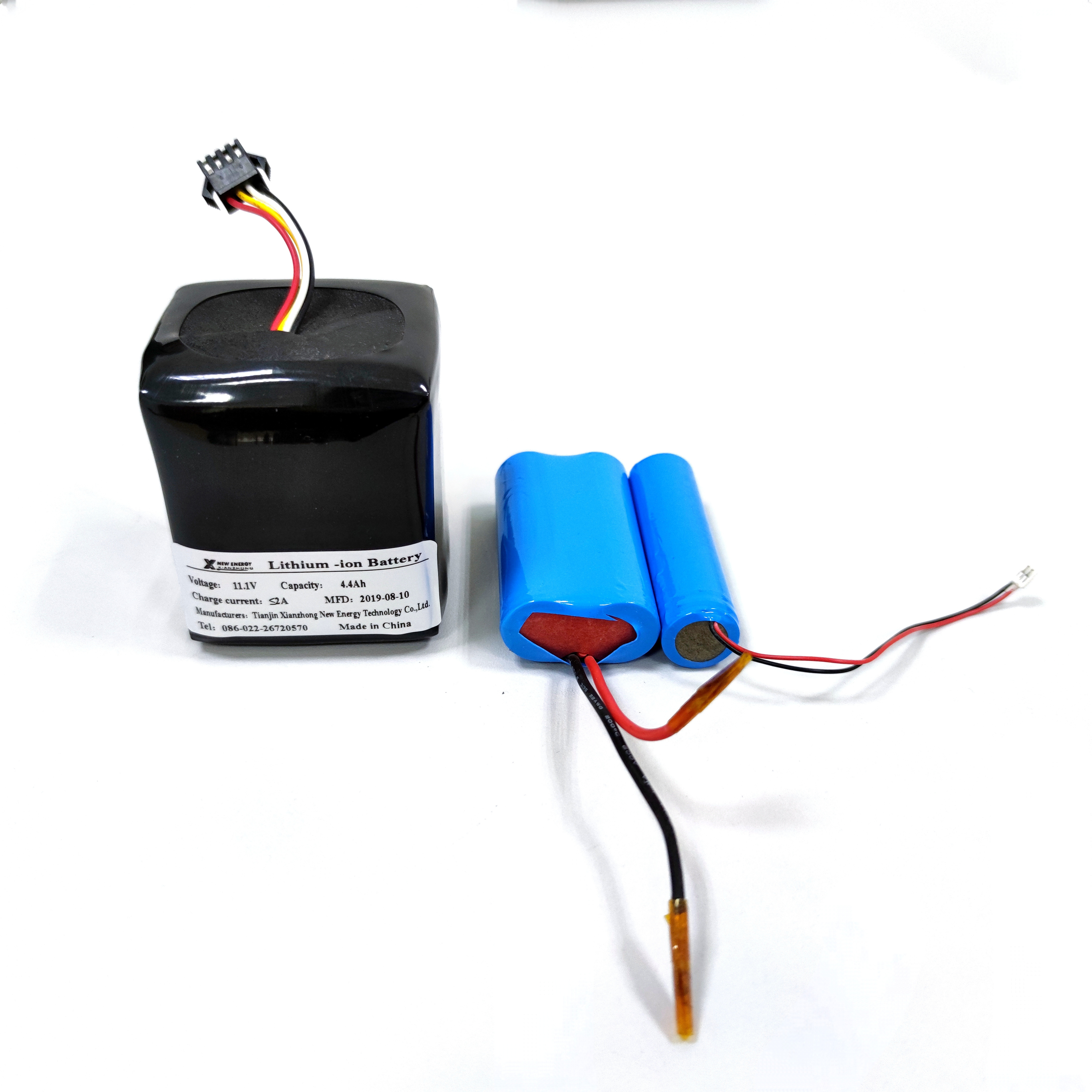 Tianjin Manufacturer Good Price Customization Electric Appliance Lipo Lithium Ion Battery Pack 18650 Equipment Ce Blue 3.6V DC