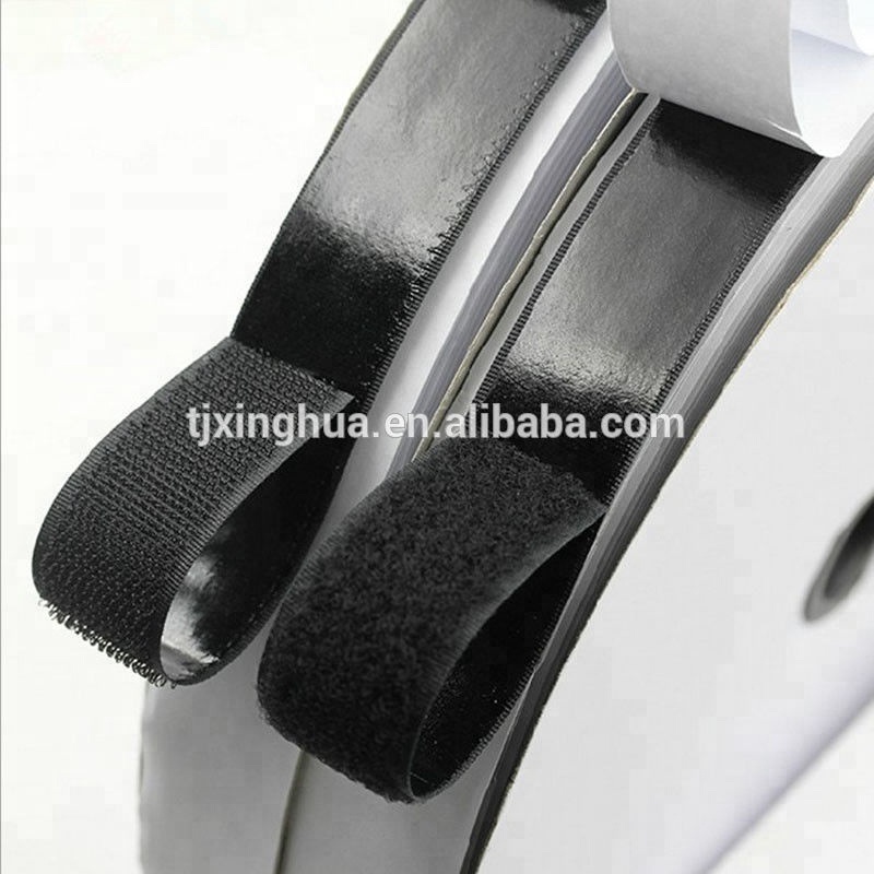 Good Quality Strength Hook and Loop Strap Self Adhesive Velcroes Tape High Sticky with Glue