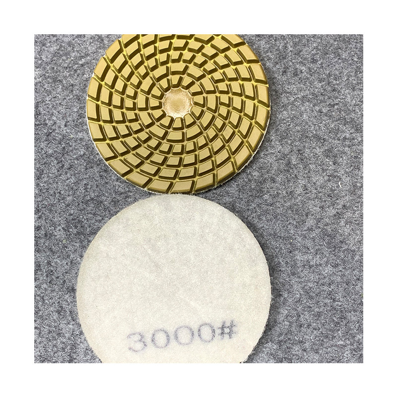 100mm Dry Diamond Polishing Pads 4 Inch for Granite Marble Concrete Stone Glass Dry Polishing