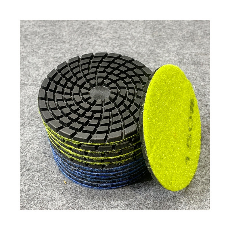 100mm Dry Diamond Polishing Pads 4 Inch for Granite Marble Concrete Stone Glass Dry Polishing