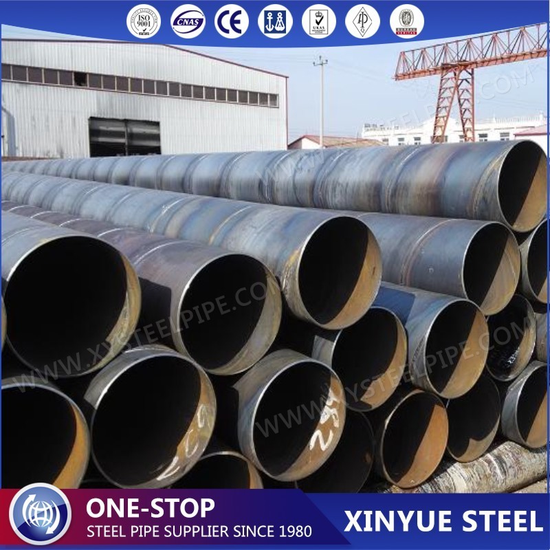 36 Inch Large Diameter Galvanized Steel Pipe , AWWA C200 Spiral Welded Carbon Steel Tubes for Drinking Water Transmission