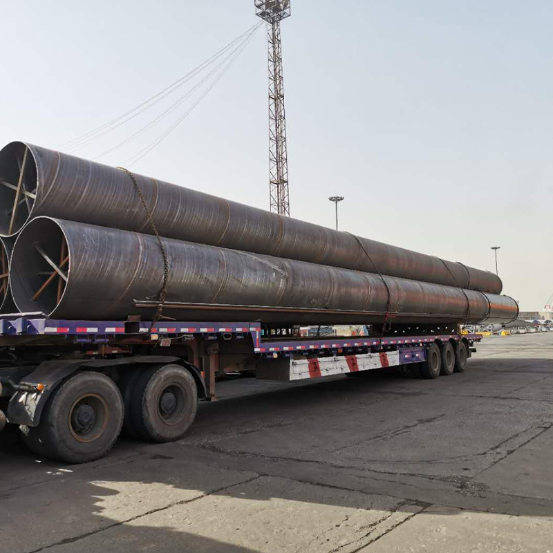 Large diameter 36 inch steel spiral corrugated culvert pipe