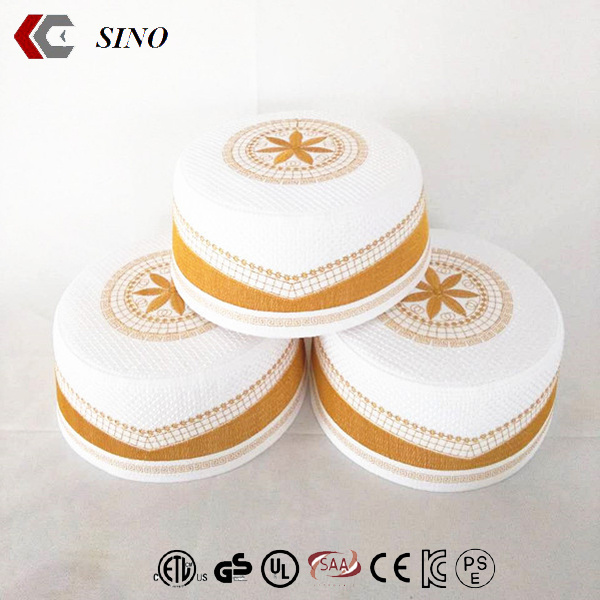 Muslim Polyester Cap white brown yellow Hand Crocheted Kippah Hat embroidery Muslim prayer Caps For Men China Promotion