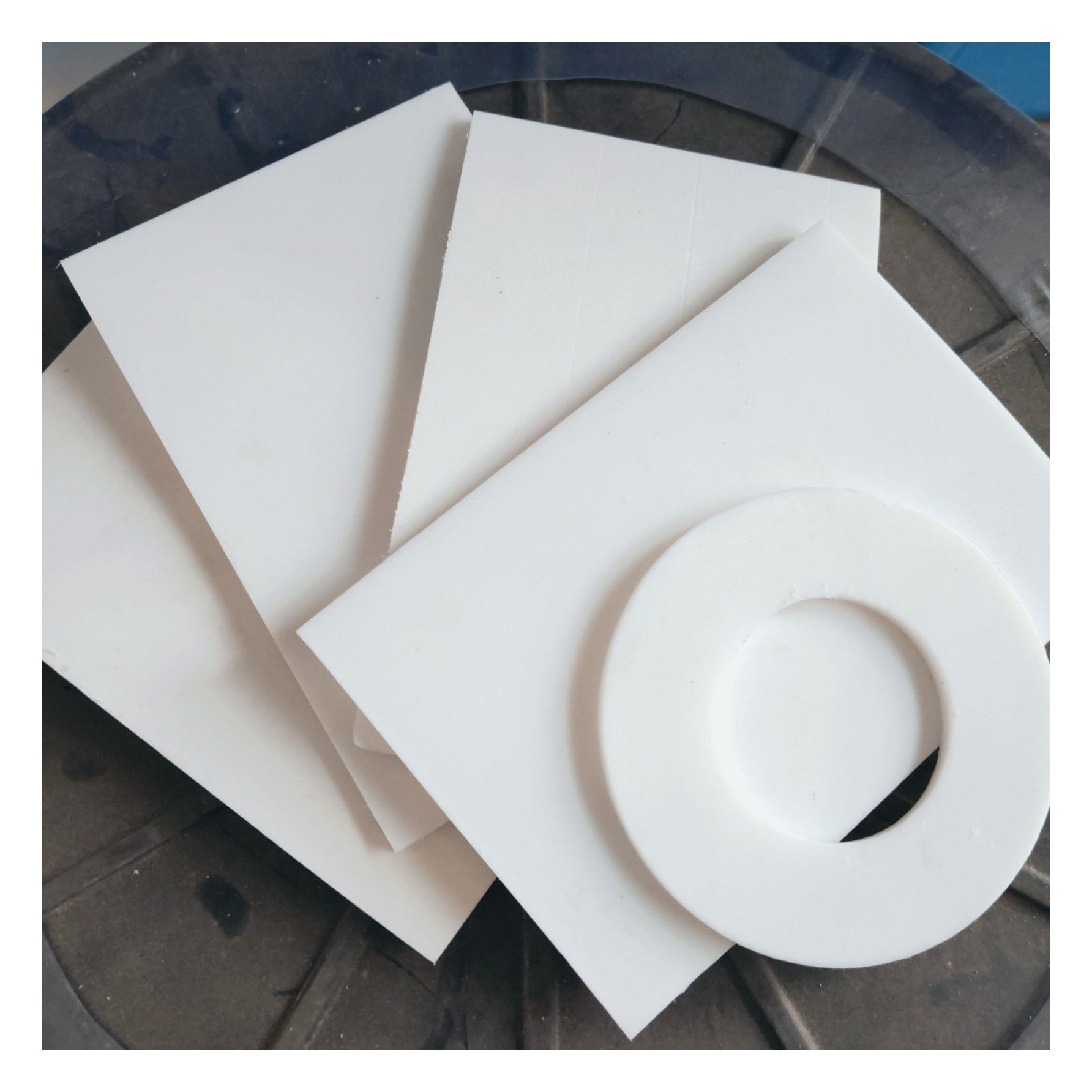 Virgin Natural PTFE Plastic Rigid Thin Sheet Plate & Film