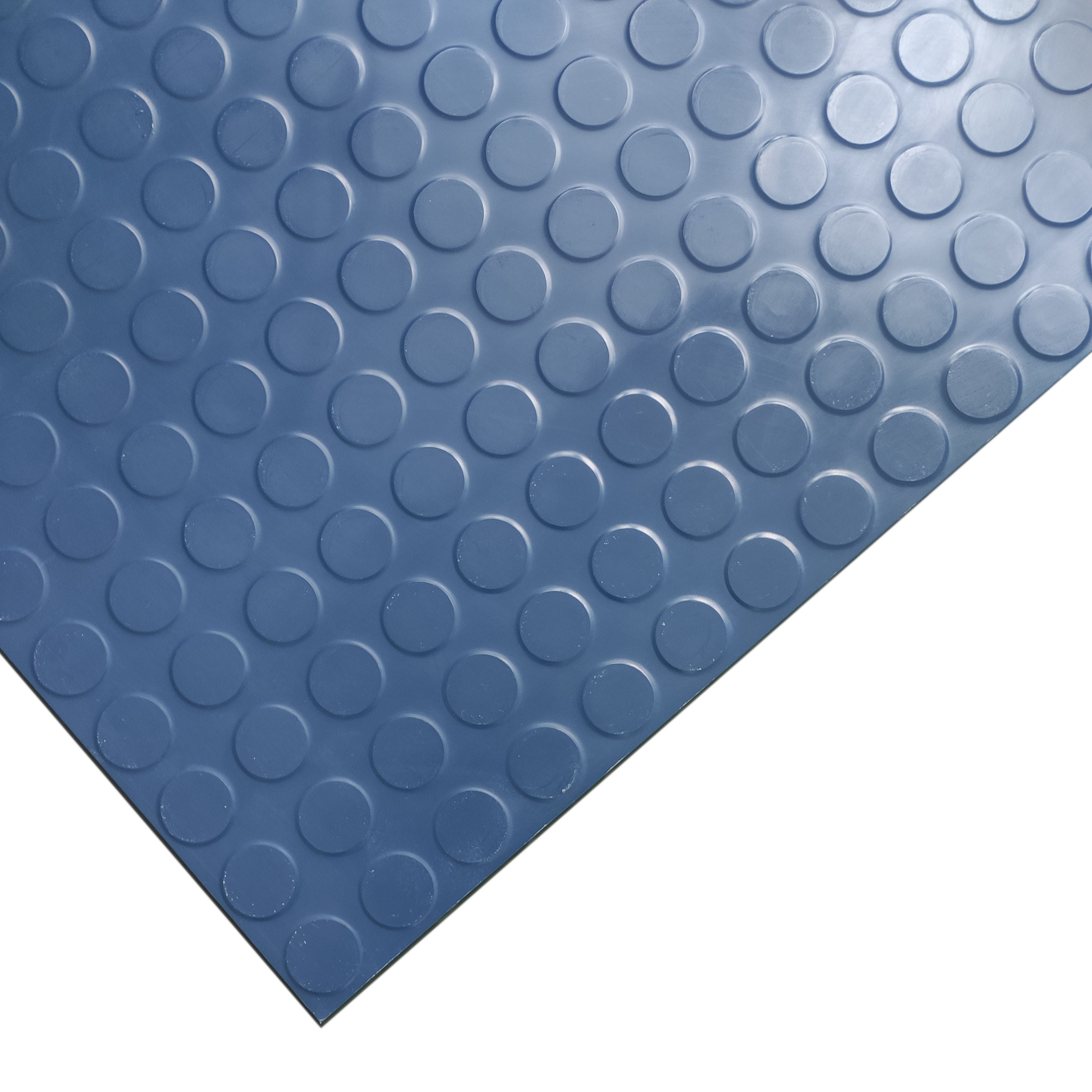 Rubber circular / round stud matting tile 3.5mm thick 500 x 500 mm rubber elevator flooring