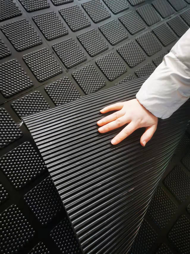 6MPA horse stall dairy cow rubber mat / rubber matting for cow / cow horse stable mat