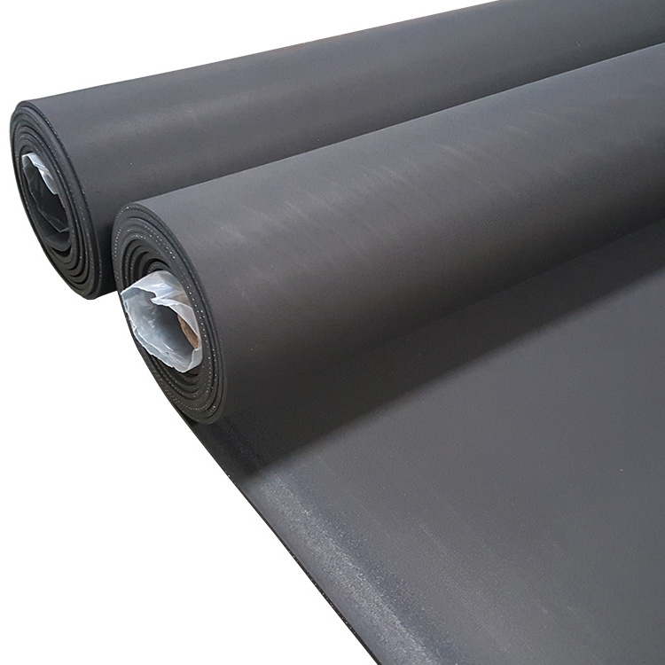 High Friction Neoprene Reinforced Sheet Of Rubber Neoprene Nylon Fabric Thickness Cloth Insertion Rubber Sheet