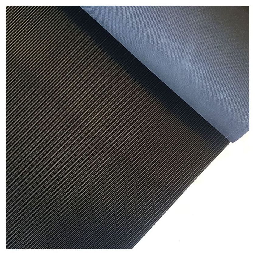 high quality truck garage corrugated fine ribbed rubber sheet rubber flooring