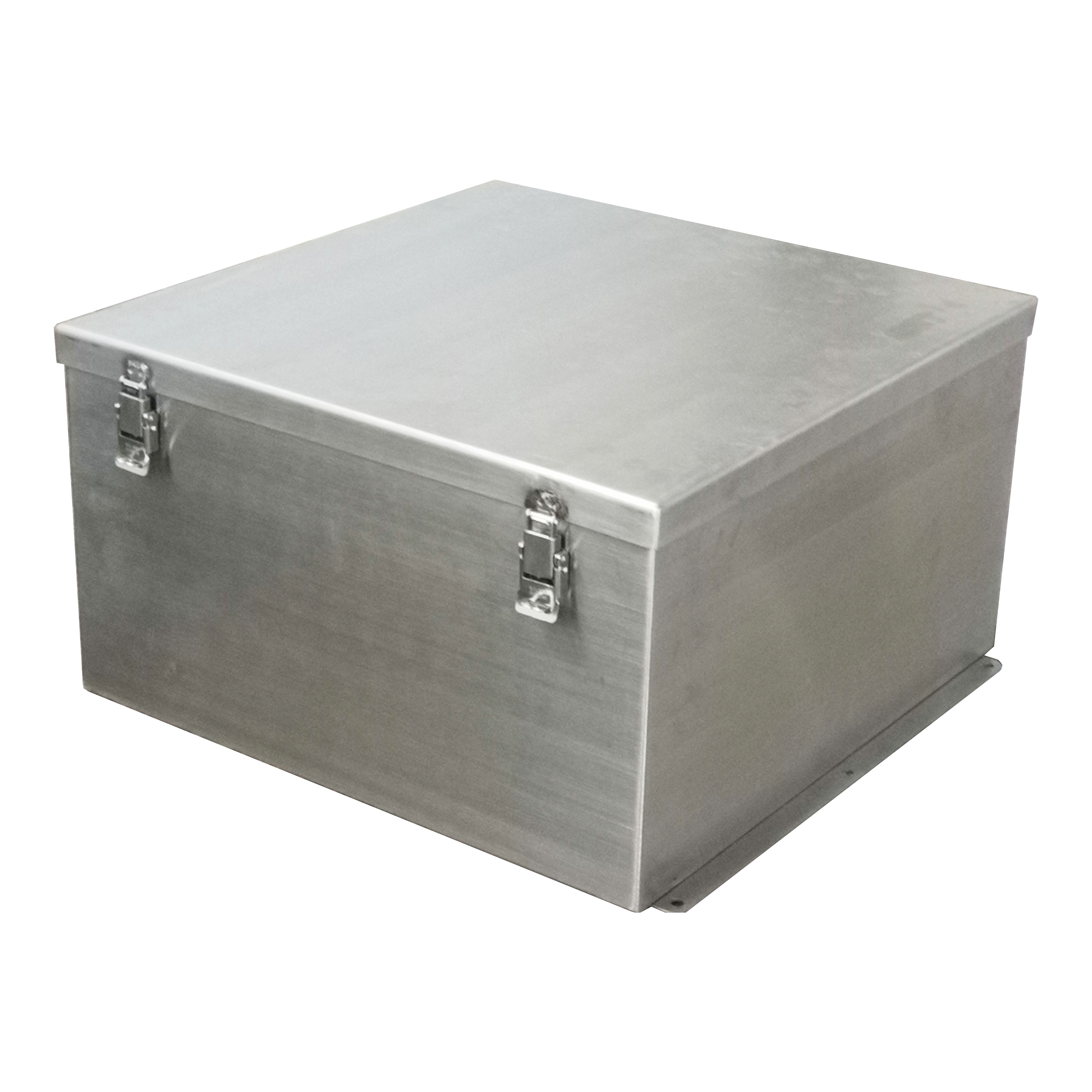 Stainless steel storage cabinet  wall mounted Meets NEMA 3R Outdoor waterproof metal enclosures