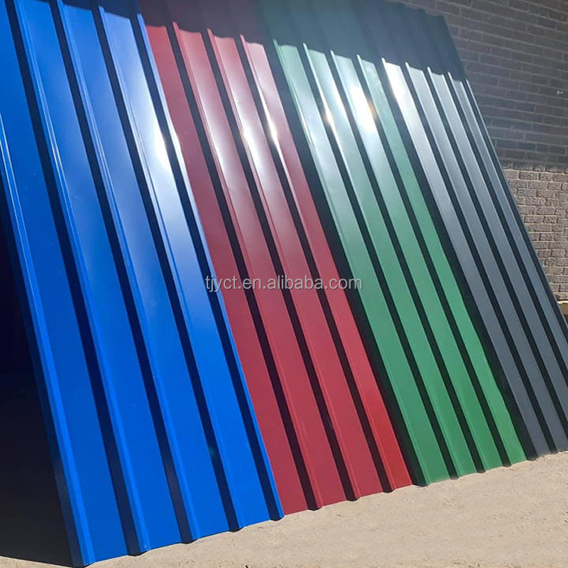 Corrugated galvanized steel sheet/ zinc coated steel plate PPGI roofing