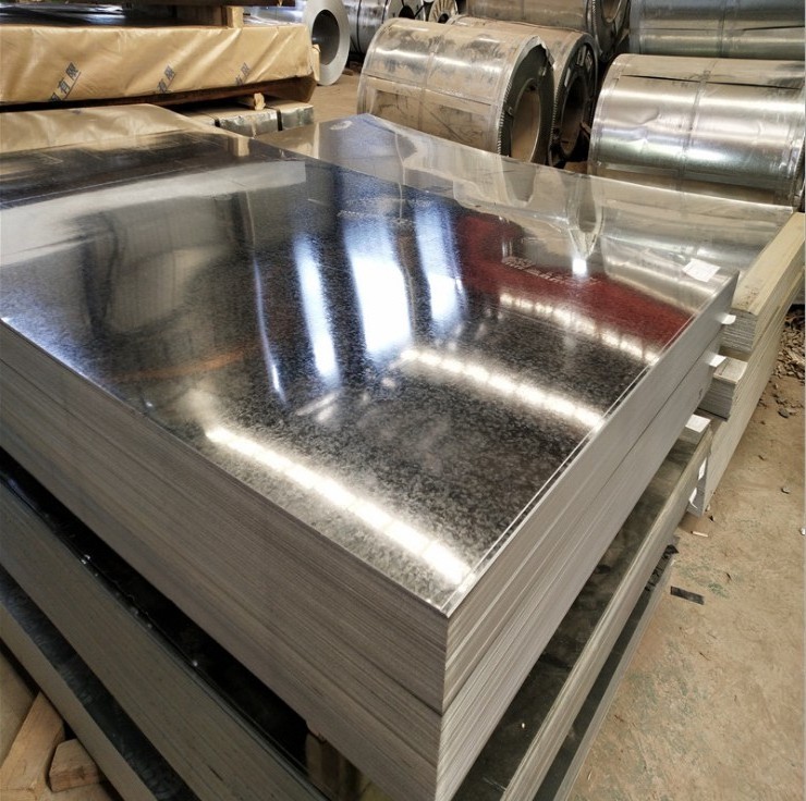 galvanized iron plain sheet  2mm-5mm thick z20-z275 galvanized sheet price