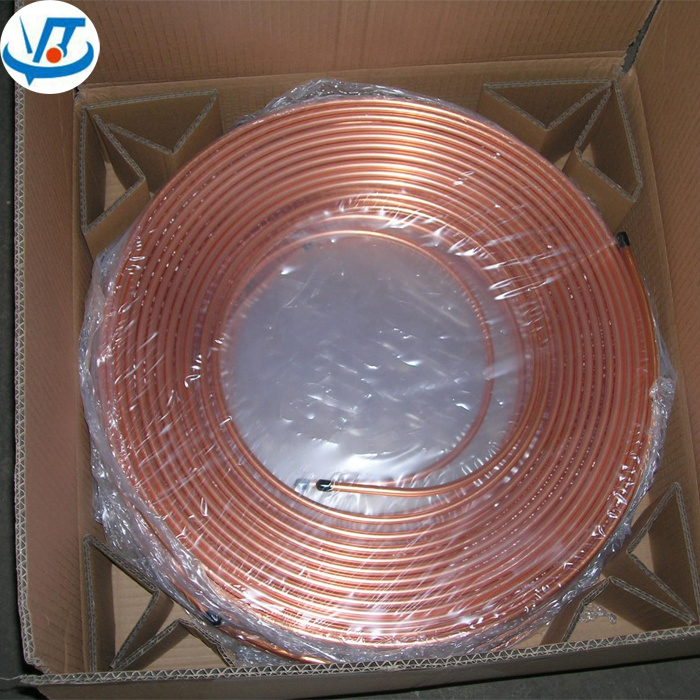 Flexible 3/4 3/8 7/8 Inch Copper Coil Pipes For Air Conditioning