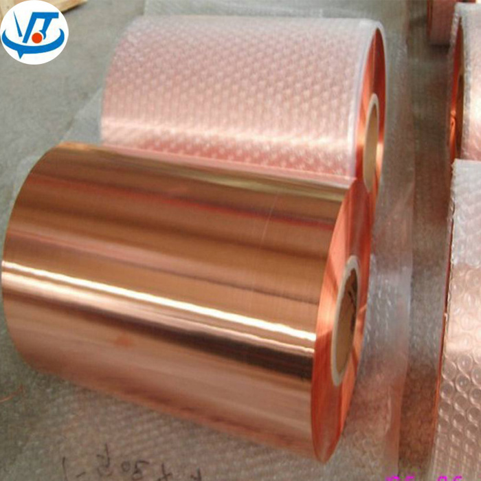 C1100 C1200 C1220 Red pure copper strips 99.9% thickness 0.1mm - 3mm