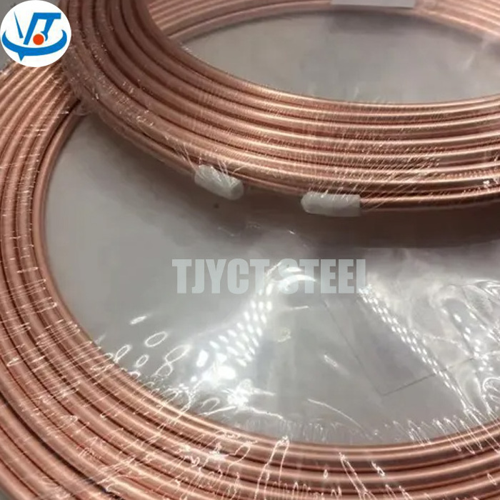 Flexible 3/4 3/8 7/8 Inch Copper Coil Pipes For Air Conditioning