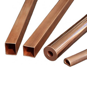 copper pipe C1220 C1200 rectangular copper tube size and price