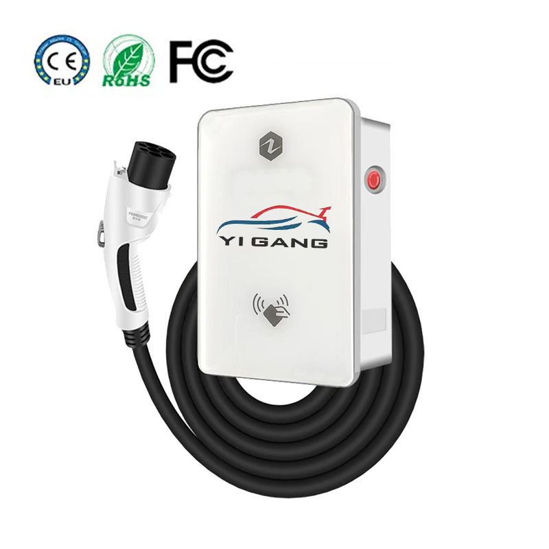 Fast Charging Station Level 2 OEM /ODM Wallbox Type 1 7KW Level 2 22KW 48 Amp 50A EV Charger Stations For Electric Cars