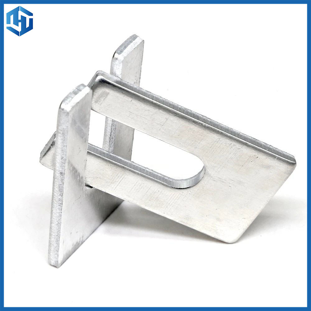 YHX U Shape Slotted Window Shims Door Washer Customization Aluminium Horse Shoe Packers