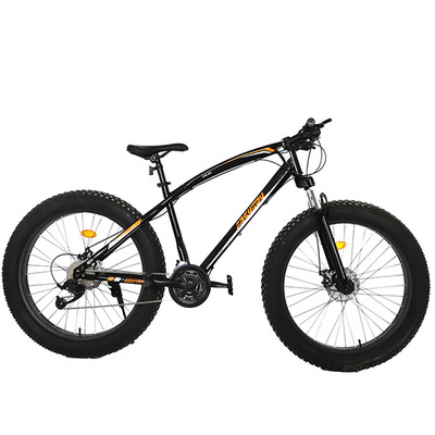 Factory  fat tire customize 21 24 speed 26*4.0 inch steel mtb snow bike bicycle fat bike