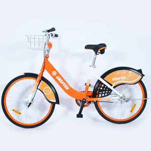 2021 wholesale 24 26 inch aluminum anti-theft GPS smart lock for rental bike public sharing bicycle