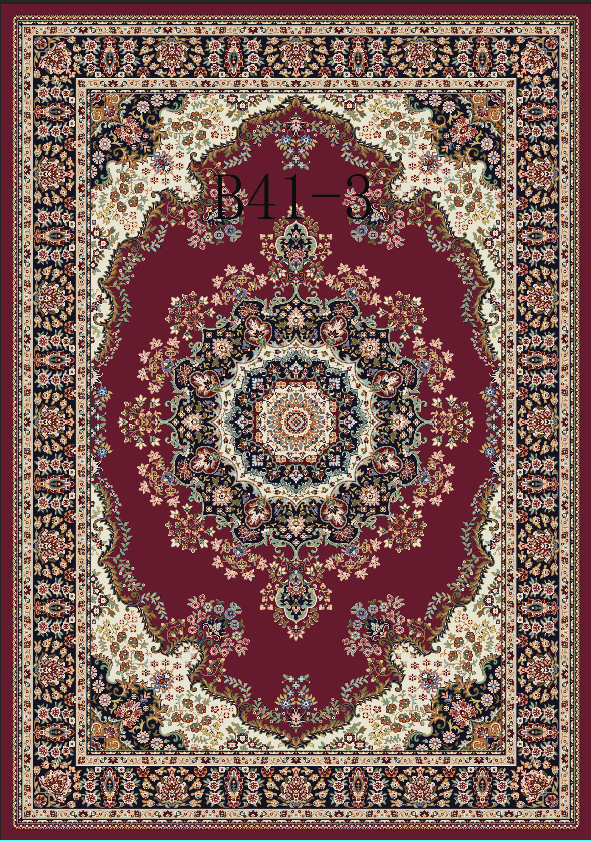 luxury alfombra polyester Print drawing machine made  turkish living room flooring used persian carpet