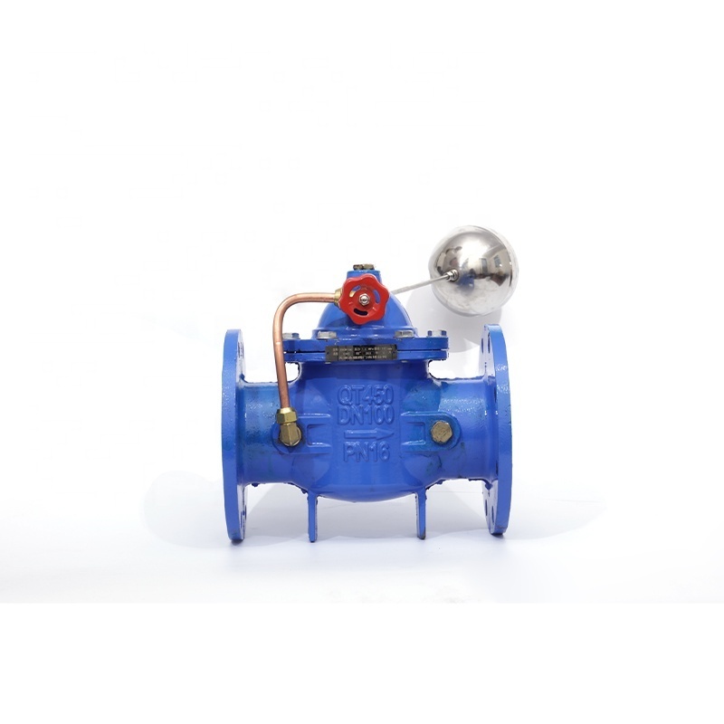 Flange Float Ball Valve One-Way Ductile Iron Flow Control Water Valve Remote Control Float Ball Valve