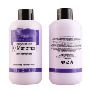 Professional Private Label 58ml 118ml 236ml EMA MMA Monomer Acrylic Nail Liquid For Acrylic Powder System