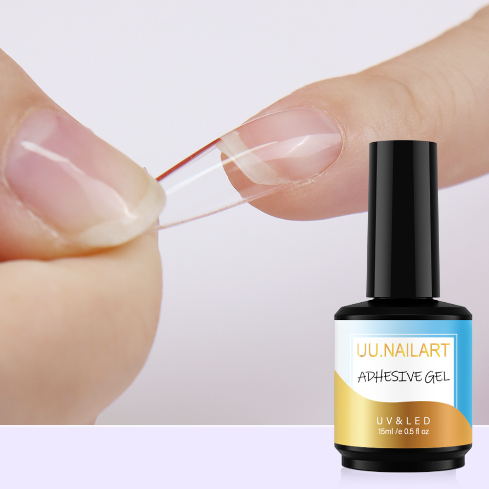 Yusheng  Custom Private Label Acrylic False Fake Nail Tips Glue 15ml Brush Press On Nail Glue Gel Bulk