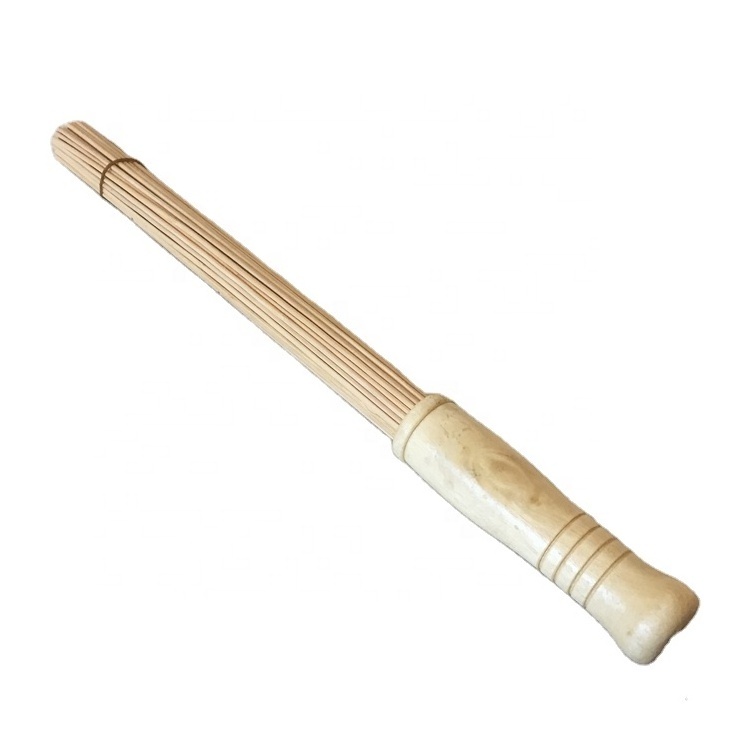 Bamboo Massage Stick, Acupoint Massager, Fitness Back Meridian Knocker for Relieving Fatigue Relaxation