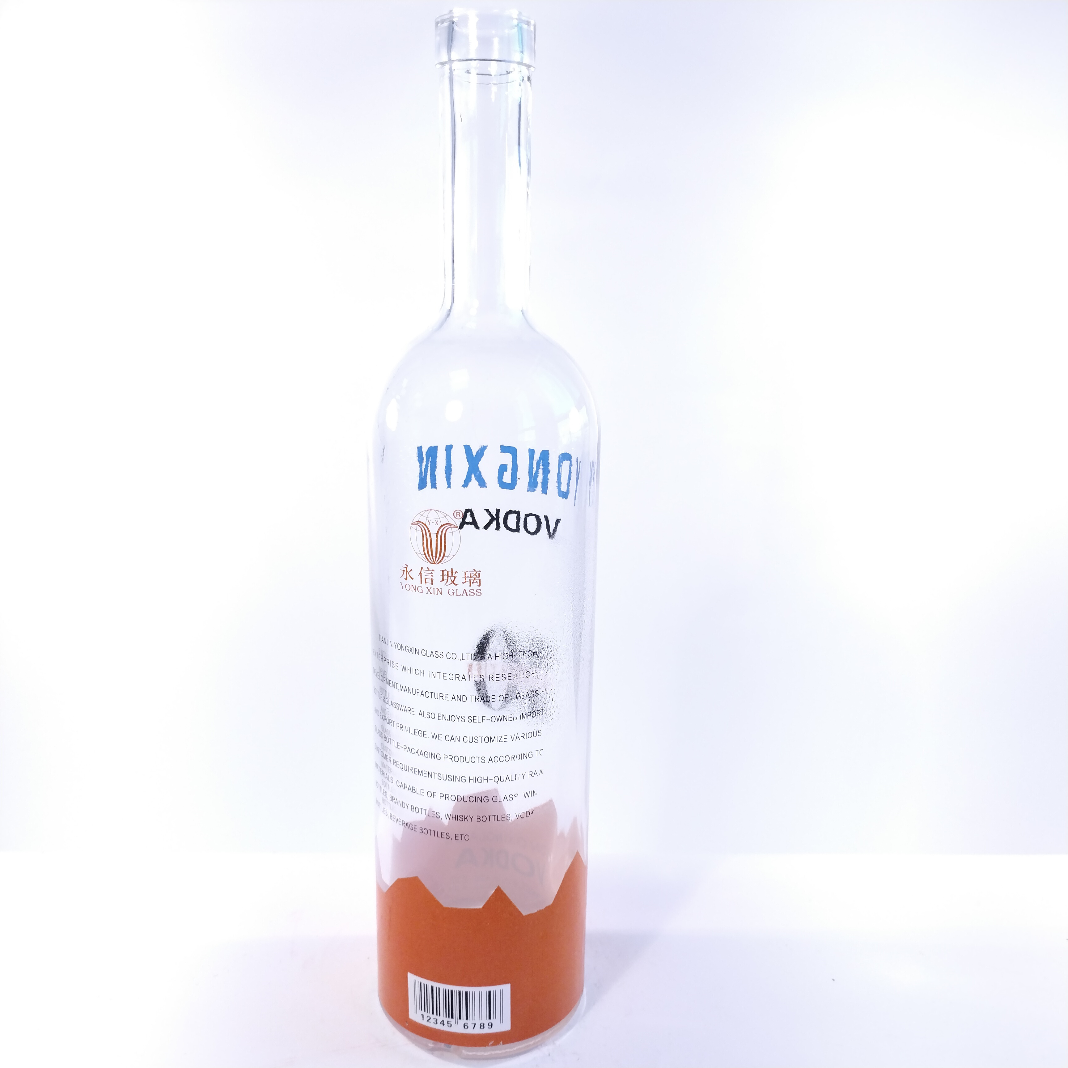 Free Custom Service Glass Bottle Manufacturer Mexico 500 Ml For Whiskey Tequila Vodka Gin Rum Xo Brandy