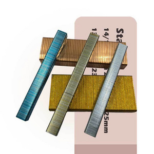 9210 hot selling stapler pin steel staples 92 series galvanized staples used for furniture industries