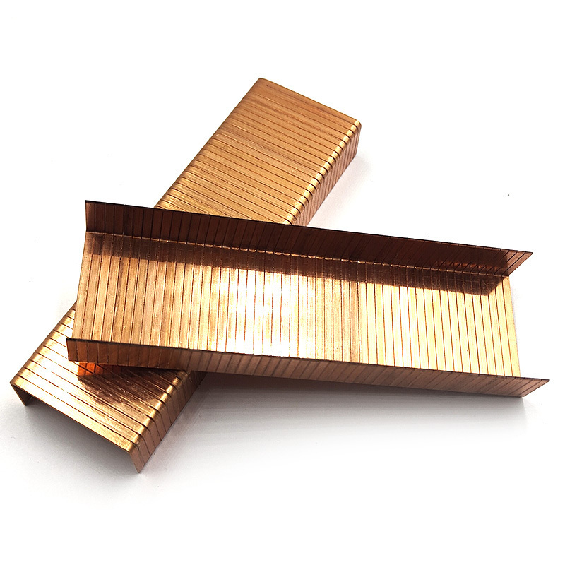 Factory direct sale high quality HB3515,3518,3520,3522 carton enclosure brass staple hot selling competitive price