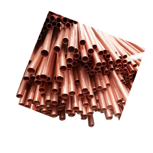 rectangular copper mould tube / copper coil tube 6mm