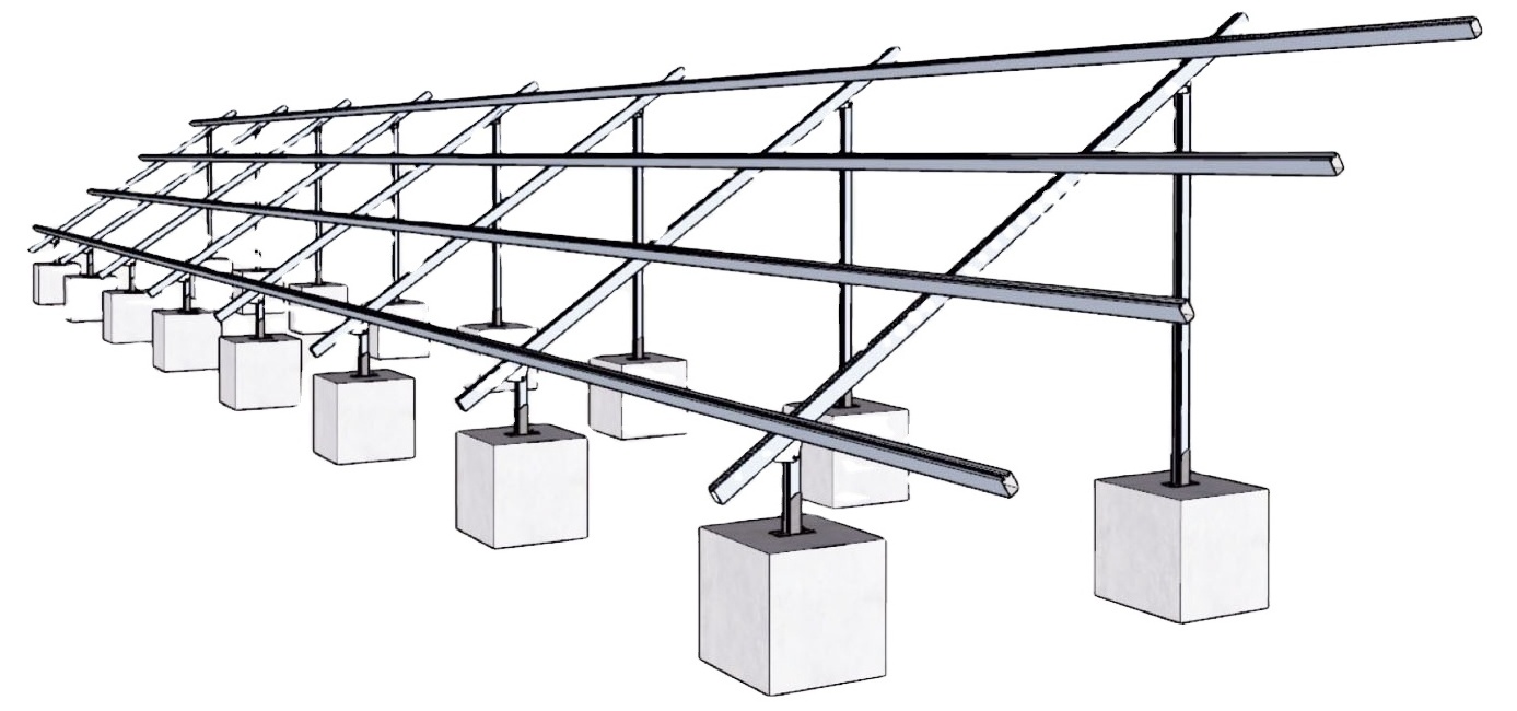 Chinese Factory Price High Efficient solar Support Bracket End Clamp Solar Panel Stand