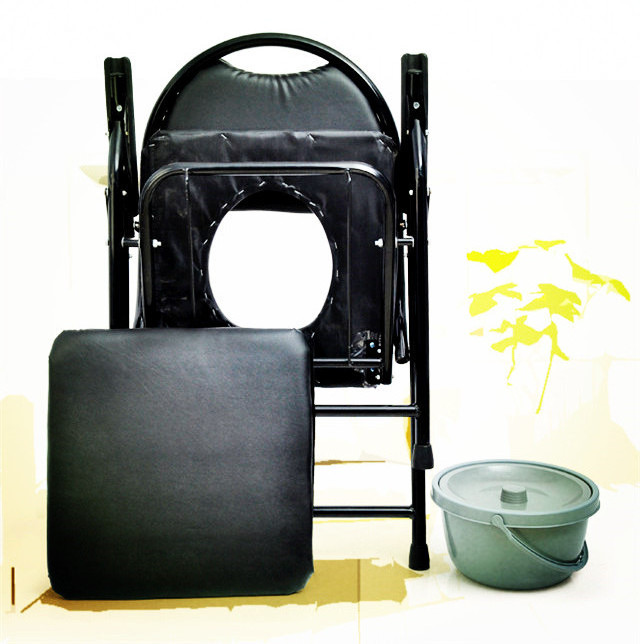 Rehabilitation Therapy Supplies Emountable Steel Toilet Commode Wheel Chair Best Price