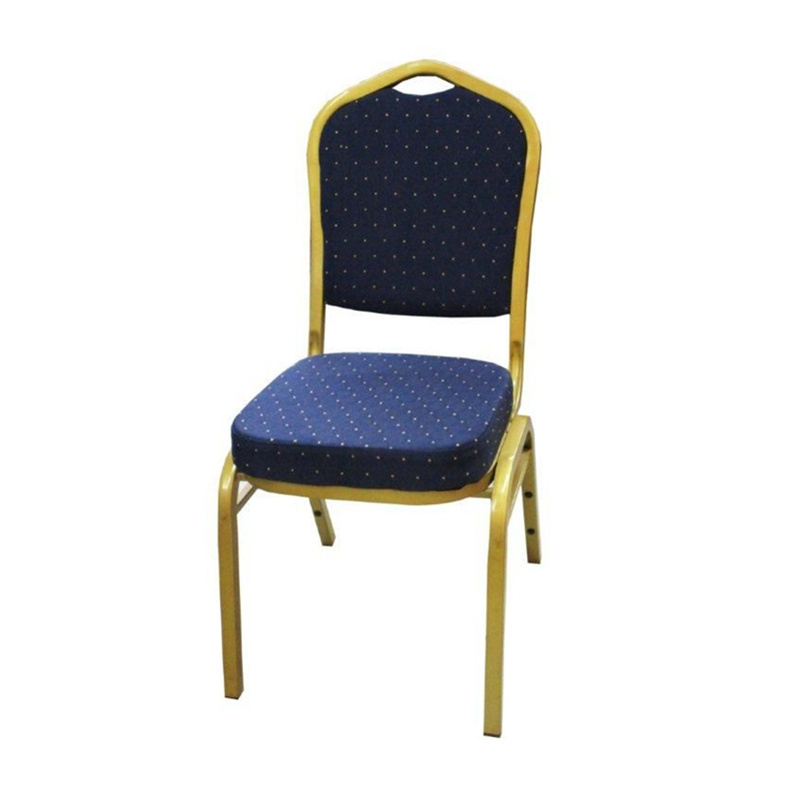 Wholesale Cheap Hotel Party Stackable Aluminium fabric Upholstered Padded throne Banquet Chair for banquet hall wedding events