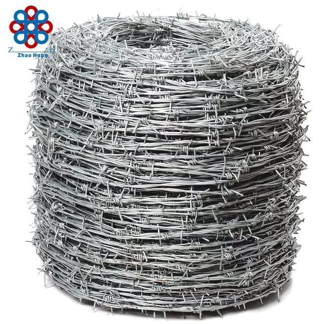 Galvanized Barbed Wire Price 100 Roll  Arame Farpado 500m