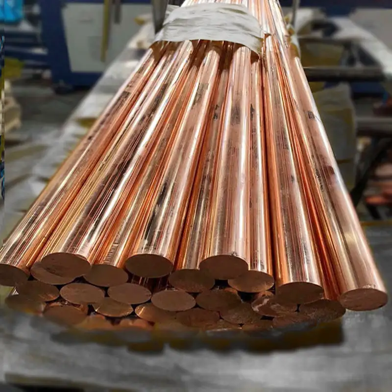 Hard Copper Bar Bullion 99.99% China Pure Copper C1100 T2 Tp1 Brass Round Square Hexagonal Bar Copper Bar Prices Per Kg