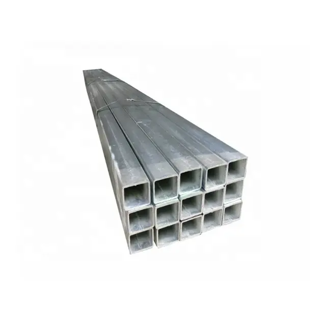 Hot Dipped Pipe Black Rectangular Tubes Galvanized Rectangular Steel Square Profile Steel Tianjin GB Steel 6mm  0.35 - 30 Mm