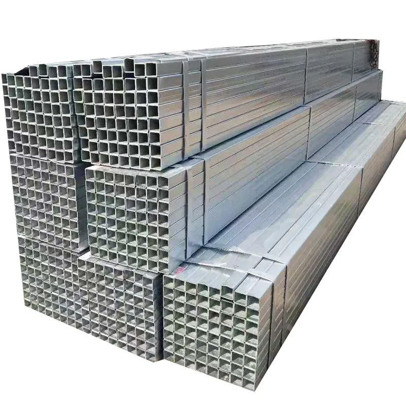 Hot Dipped Pipe Black Rectangular Tubes Galvanized Rectangular Steel Square Profile Steel Tianjin GB Steel 6mm  0.35 - 30 Mm